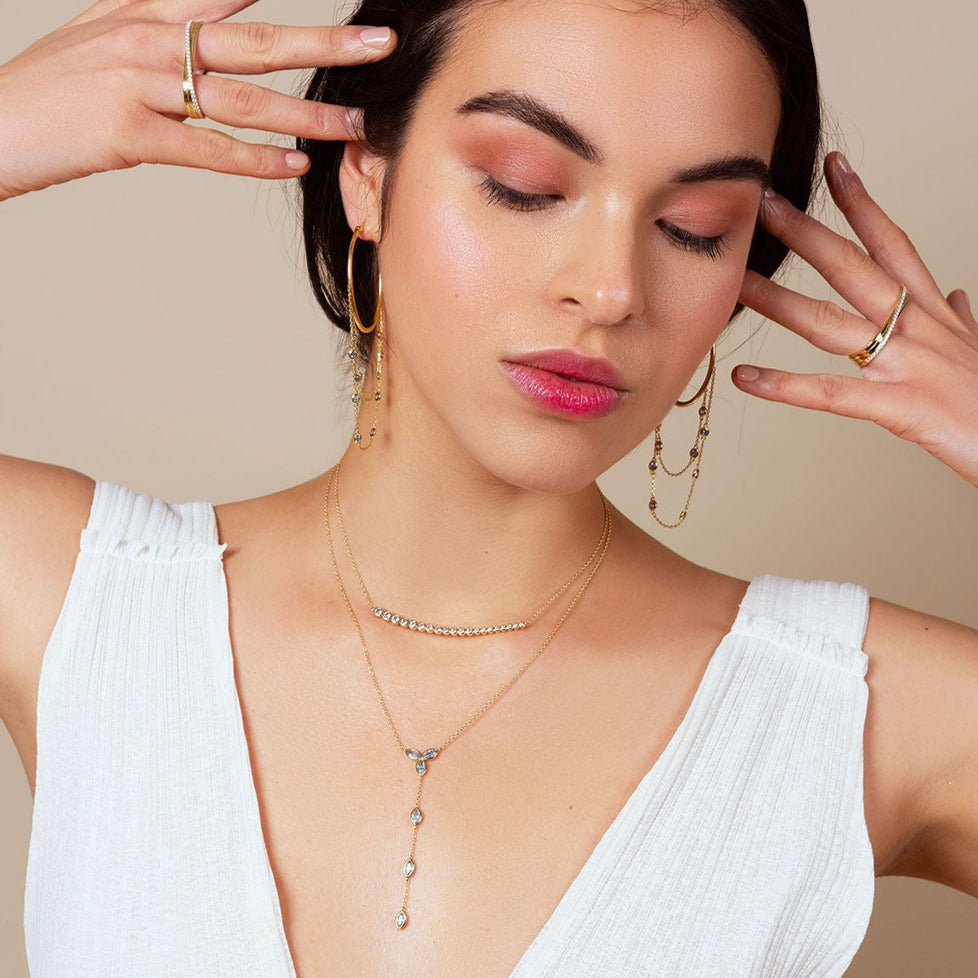 Maiah necklace - gold plated