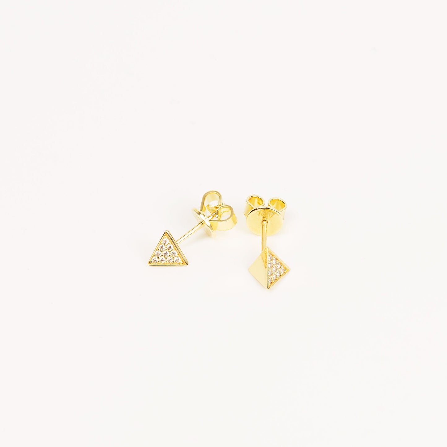 Khufu stud - gold plated