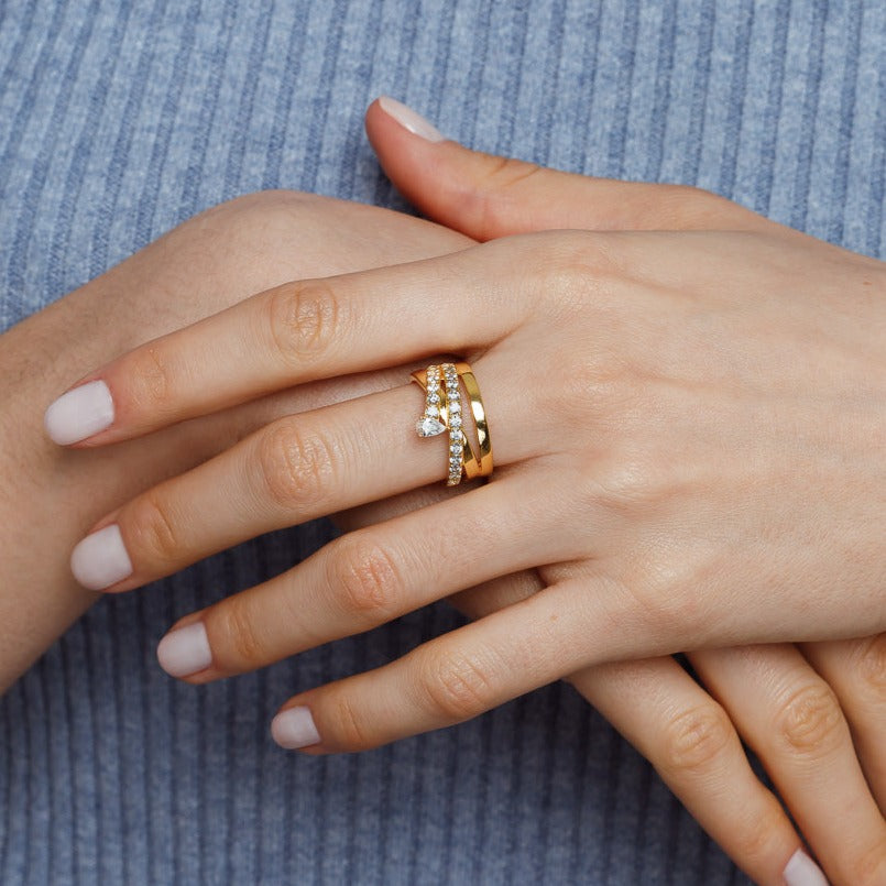 Anya ring - gold plated