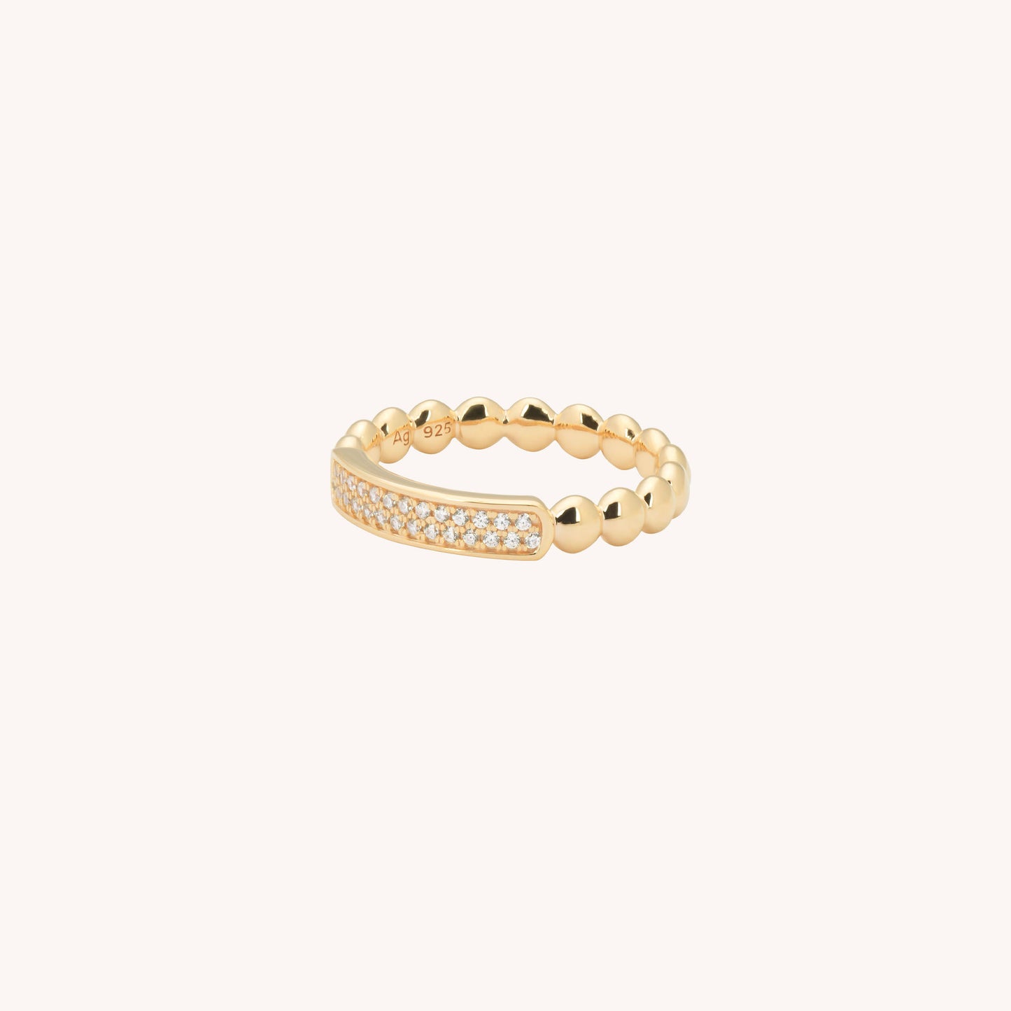 Lily ring - gold plated