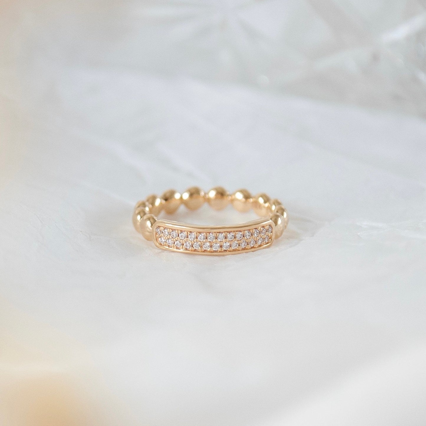 Lily ring - gold plated