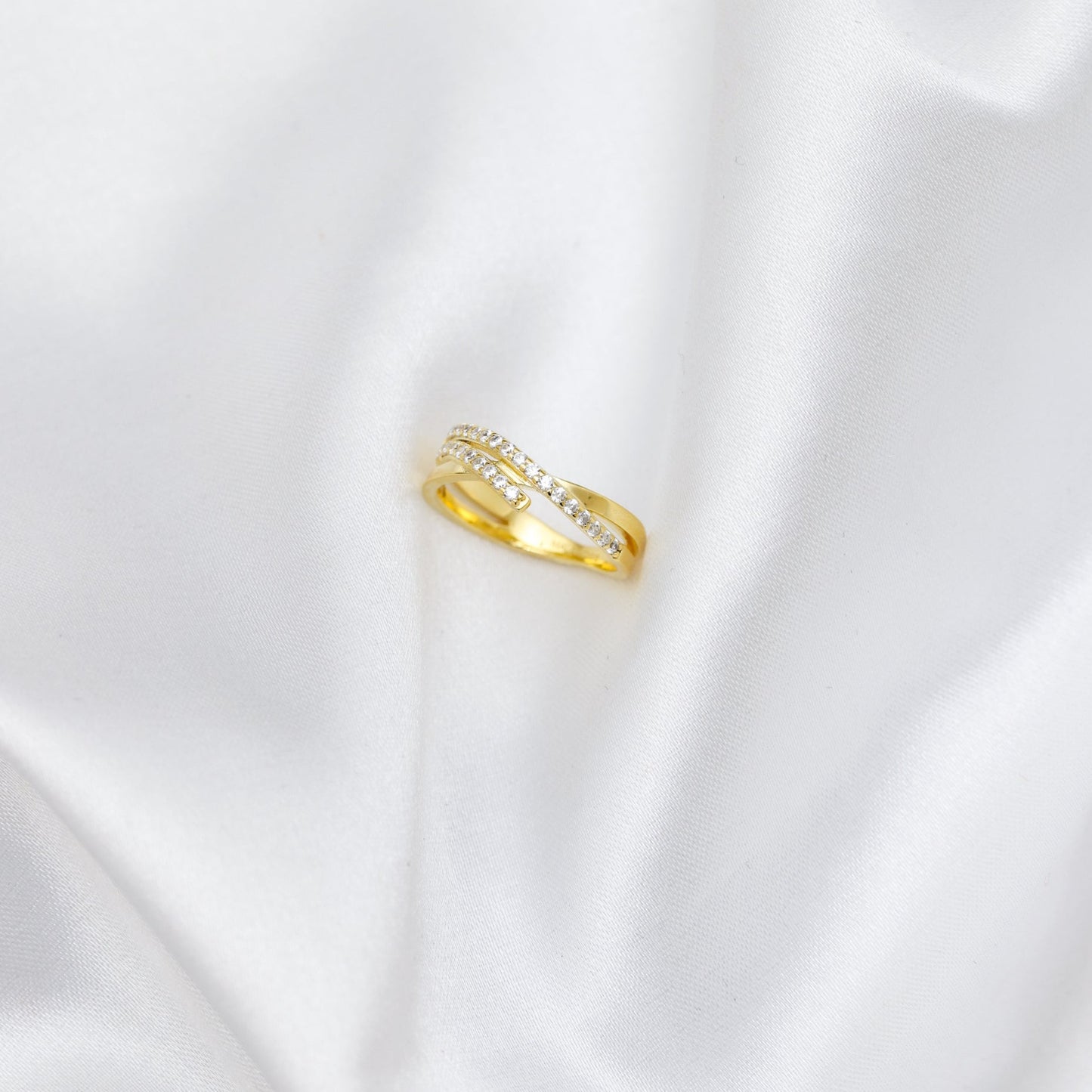 Zia pinky ring - gold plated