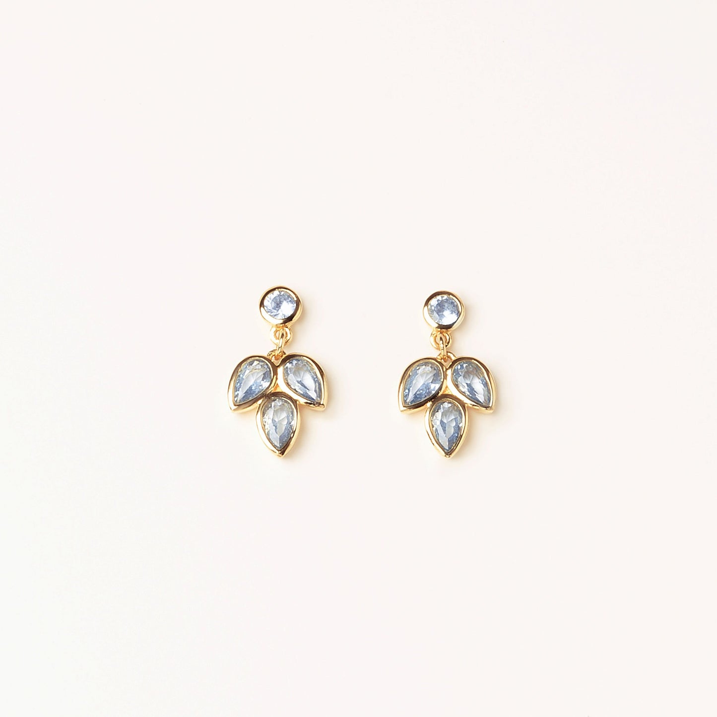 Nilar earrings - gold plated