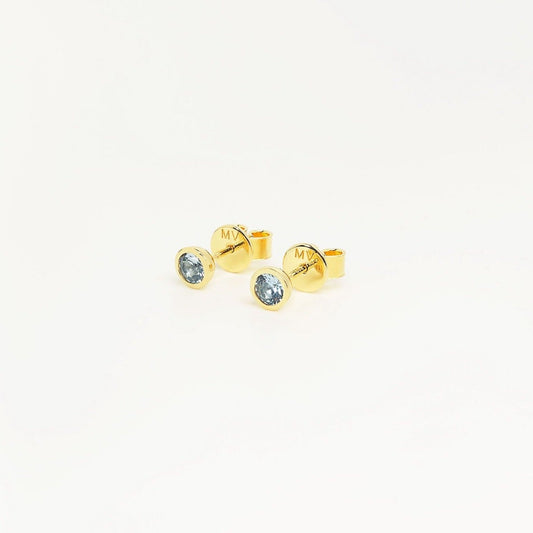 Trini stud earrings - gold plated