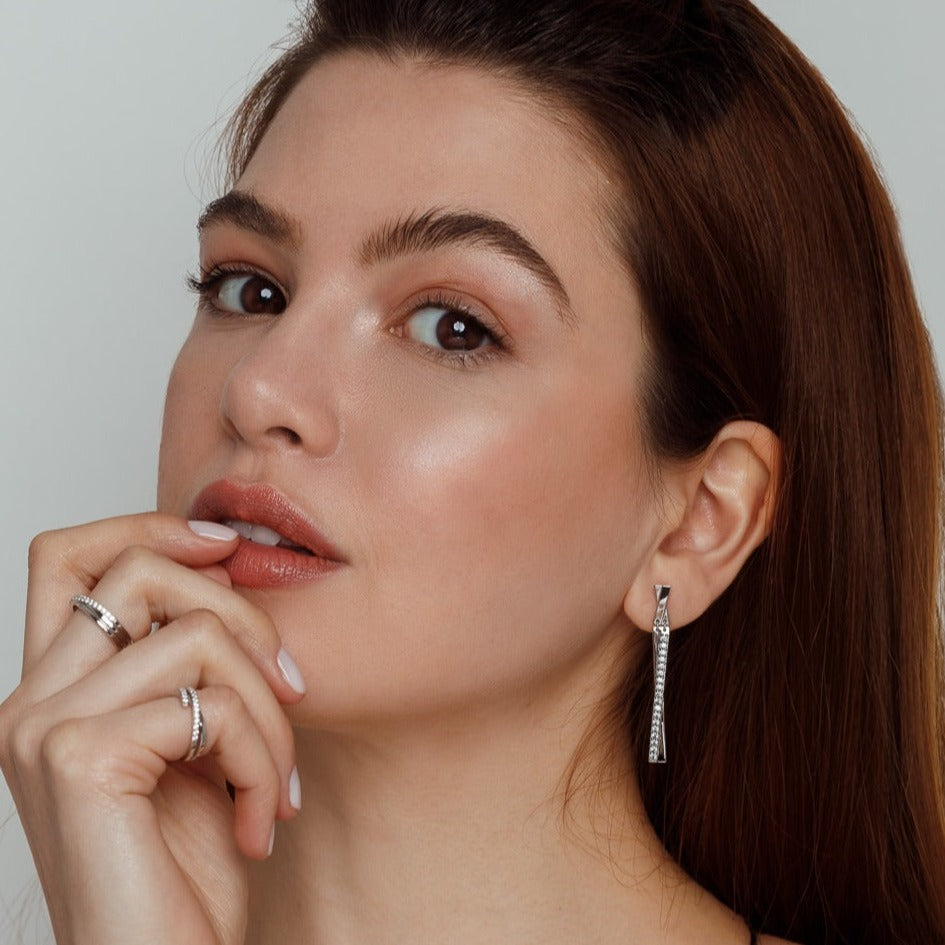 Akello earrings - silver