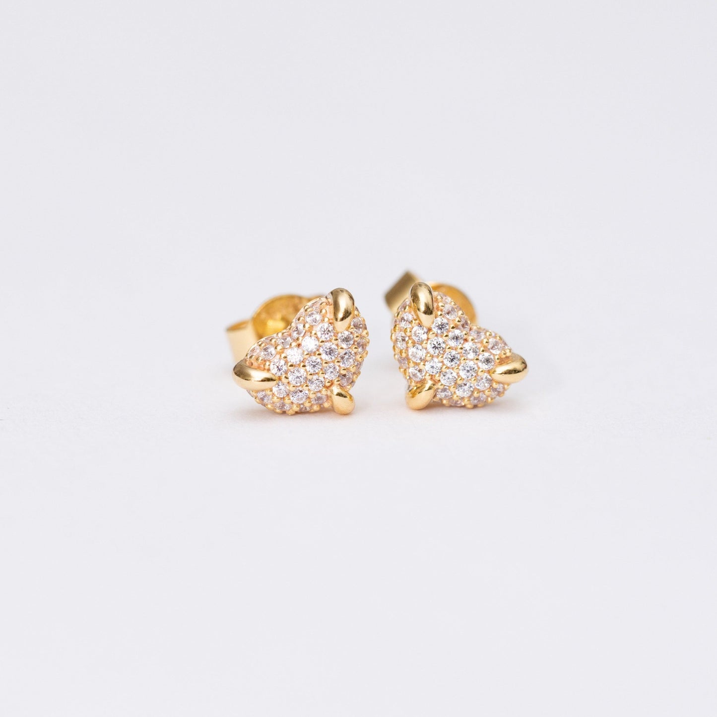 The Love earrings - gold plated