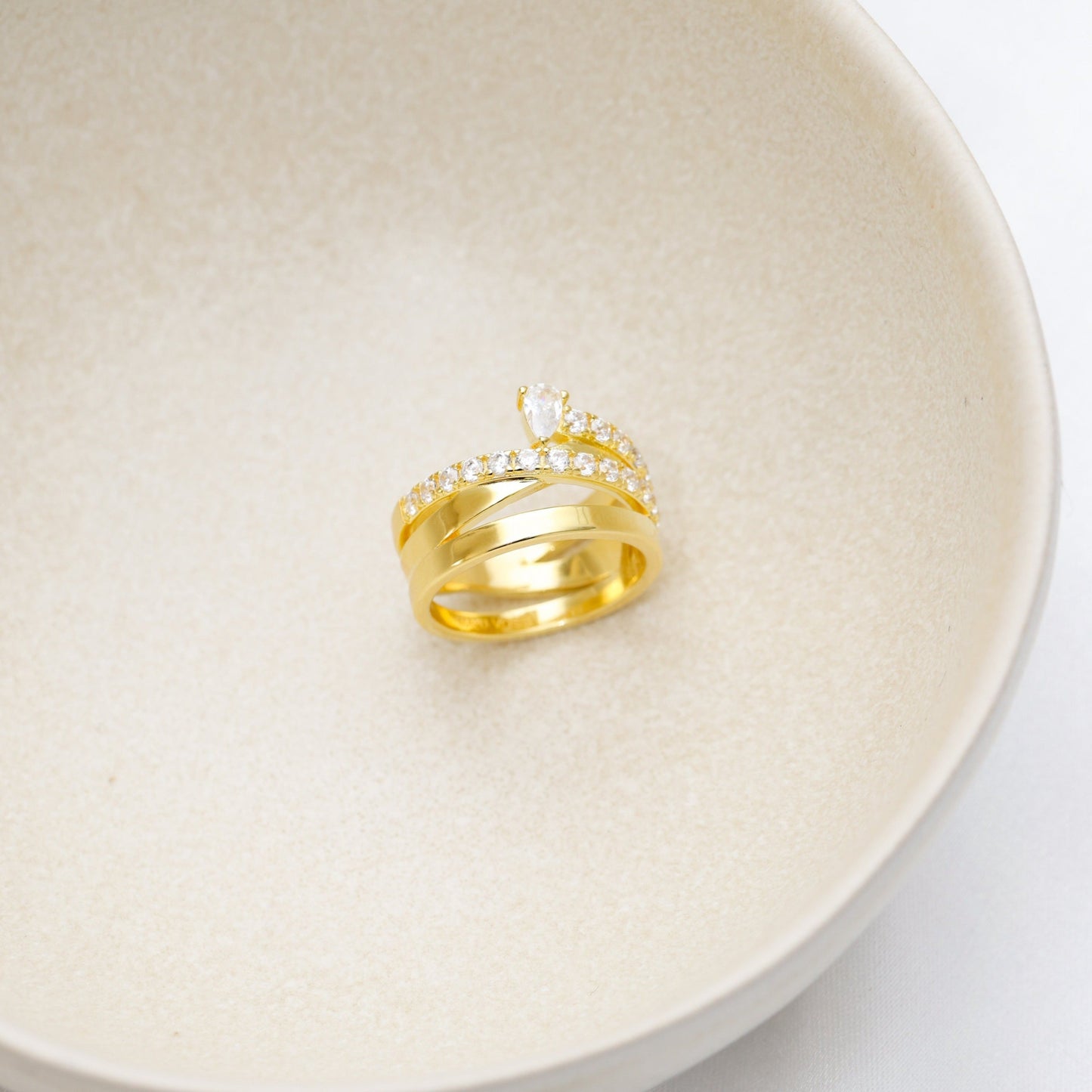 Anya ring - gold plated
