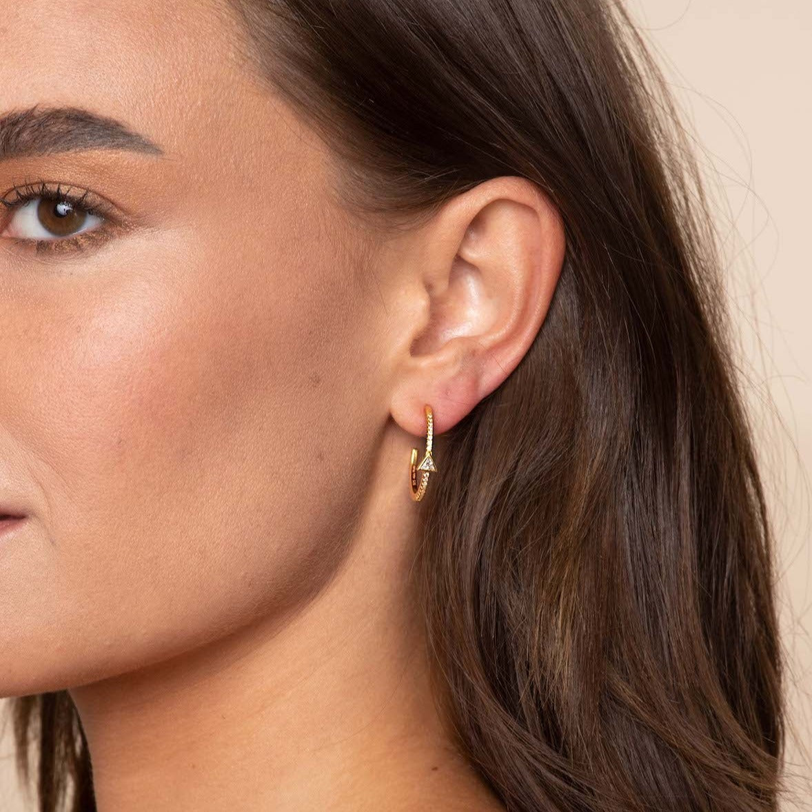 Ava earrings - gold plated