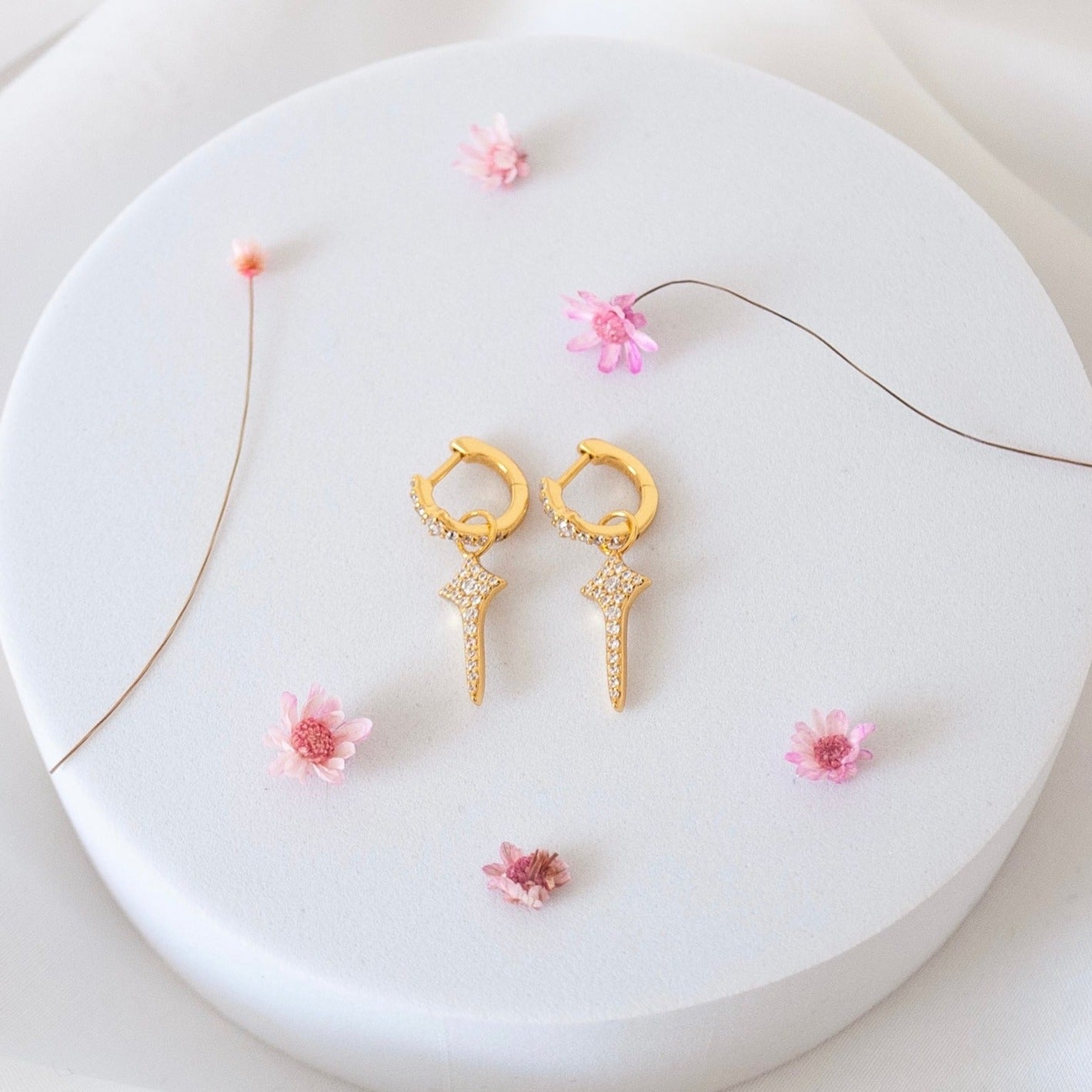 Aspen earrings - gold plated
